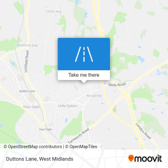 Duttons Lane map