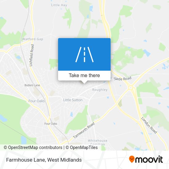 Farmhouse Lane map