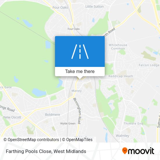Farthing Pools Close map