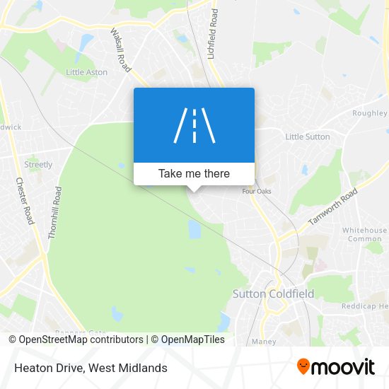 Heaton Drive map