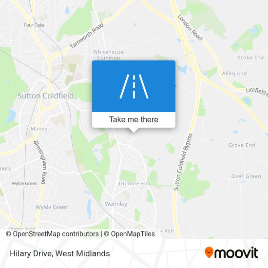 Hilary Drive map