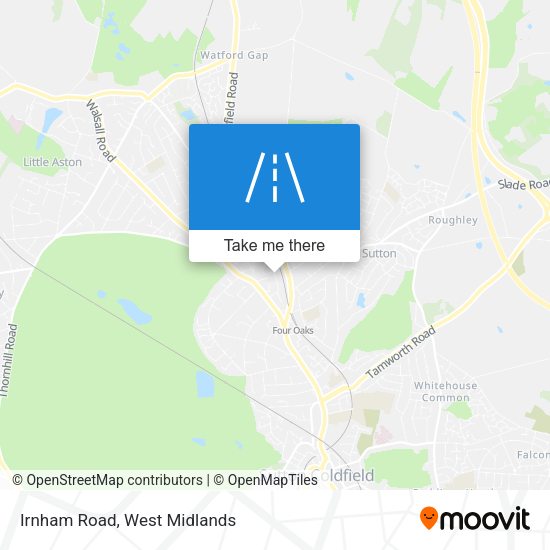 Irnham Road map