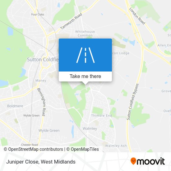 Juniper Close map