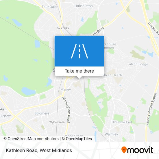 Kathleen Road map