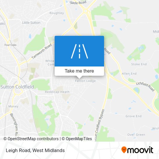 Leigh Road map