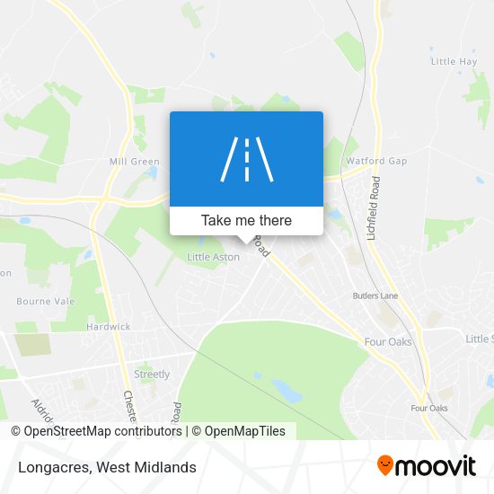 Longacres map