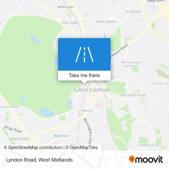 Lyndon Road map