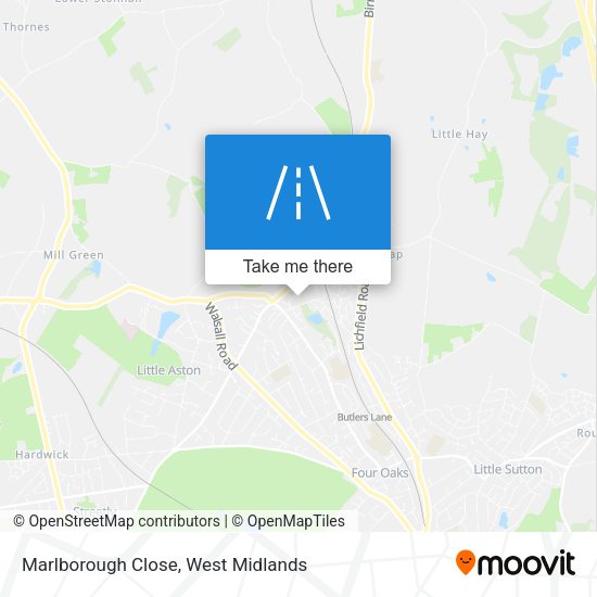 Marlborough Close map