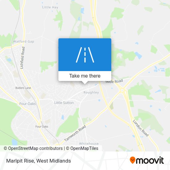 Marlpit Rise map