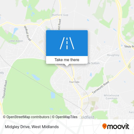 Midgley Drive map