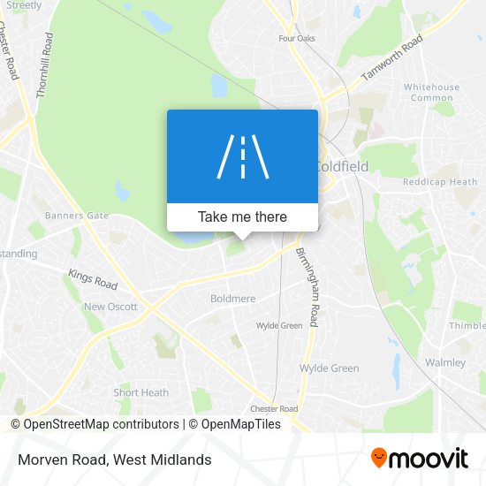 Morven Road map