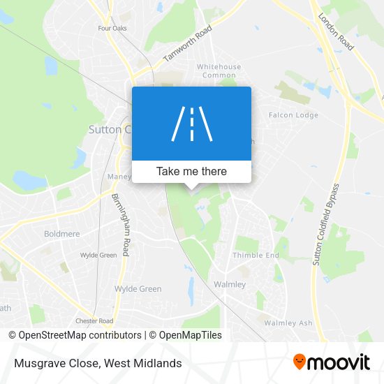Musgrave Close map