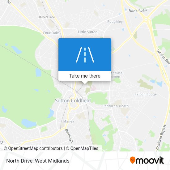 North Drive map