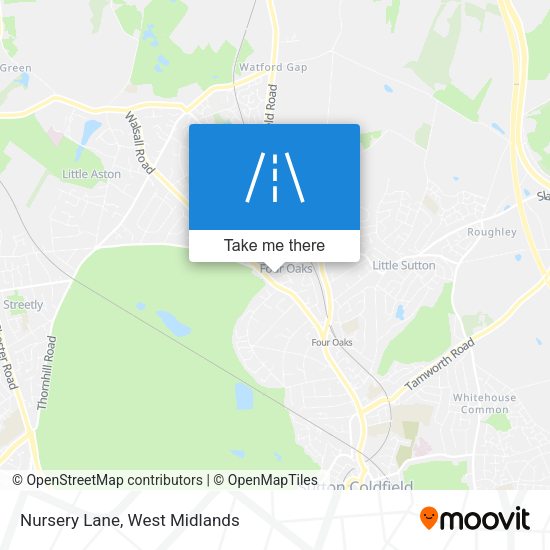Nursery Lane map