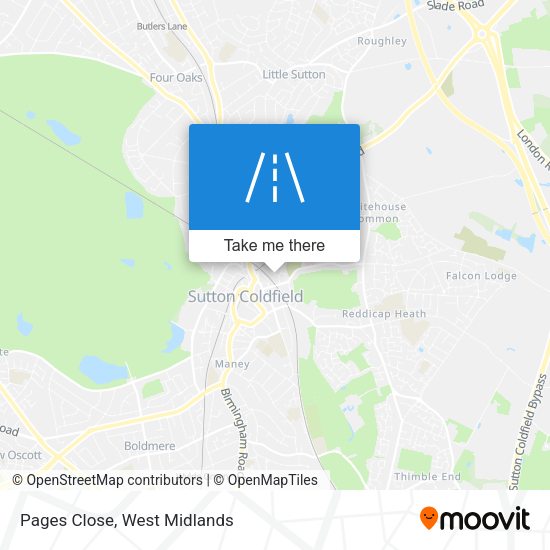 Pages Close map