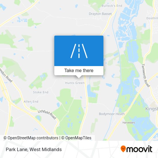 Park Lane map