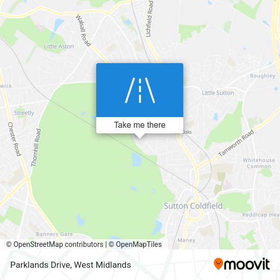Parklands Drive map