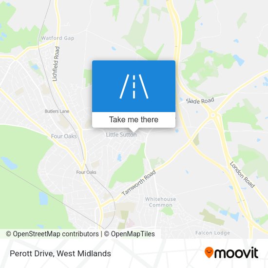Perott Drive map