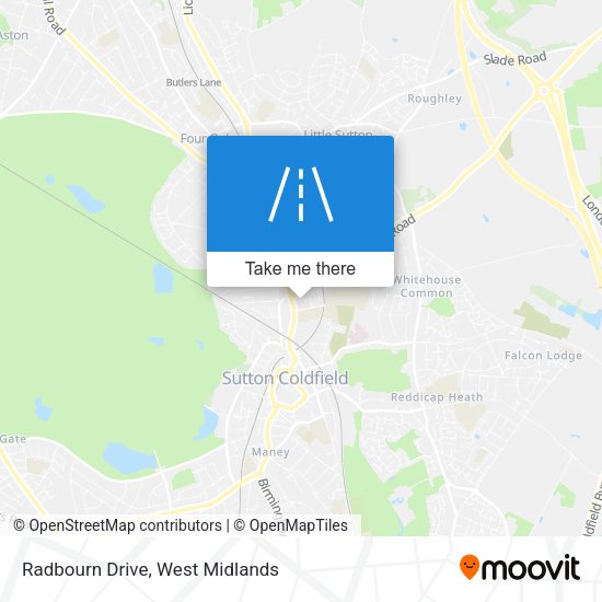 Radbourn Drive map