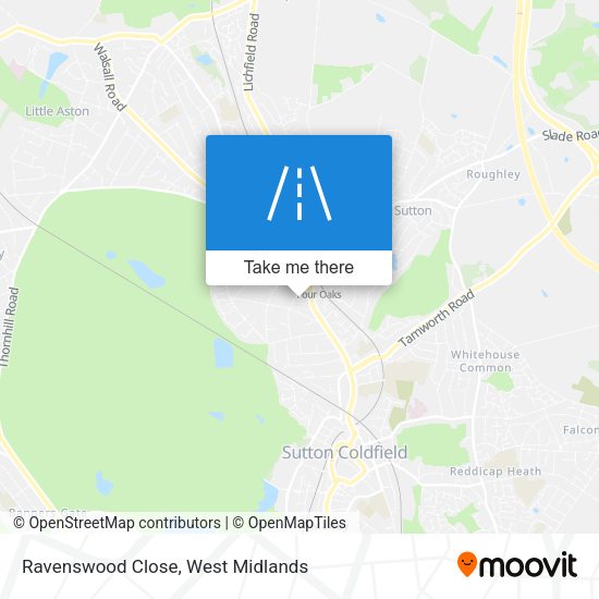 Ravenswood Close map