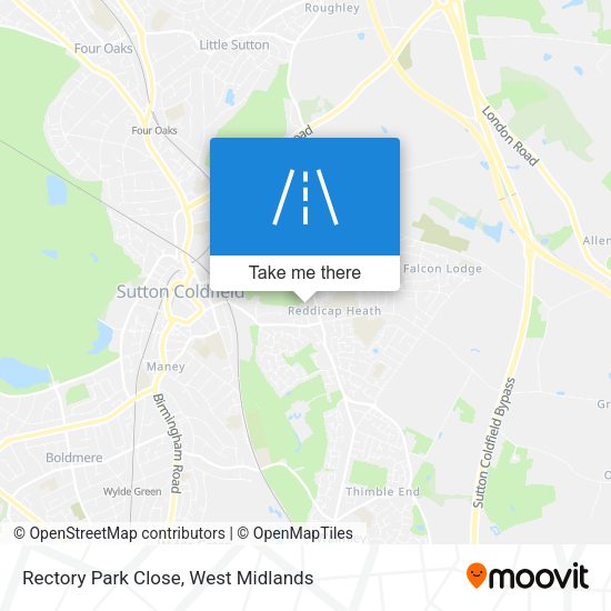 Rectory Park Close map