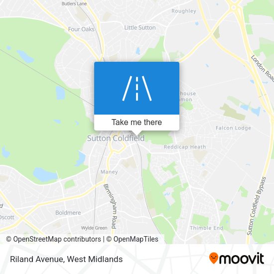 Riland Avenue map