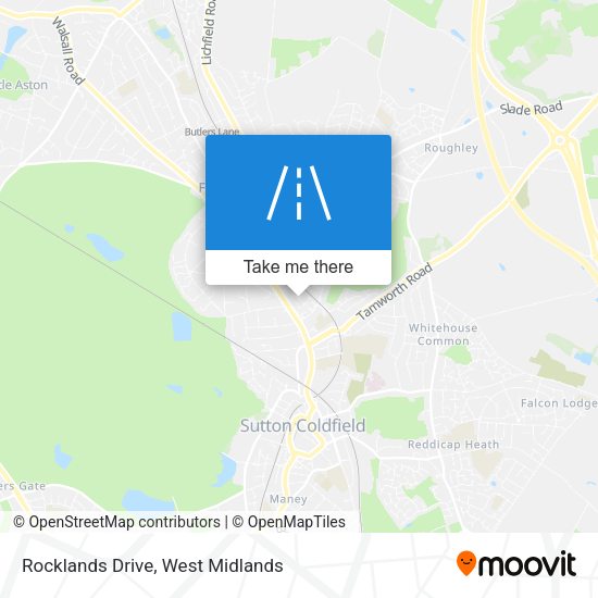 Rocklands Drive map