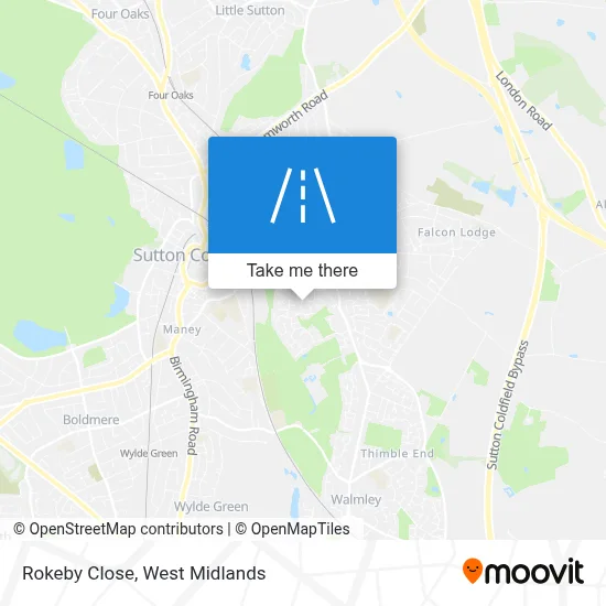 Rokeby Close map
