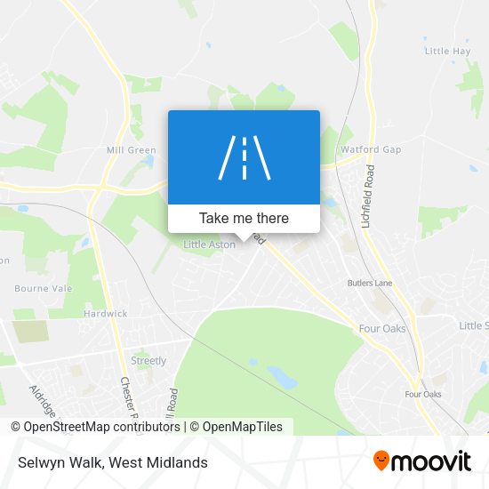 Selwyn Walk map