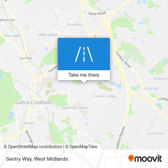 Sentry Way map