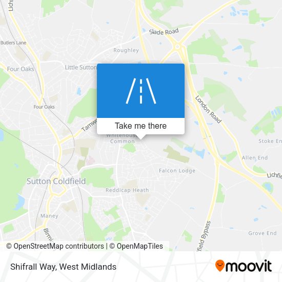 Shifrall Way map