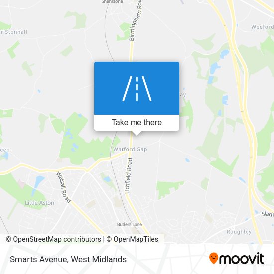 Smarts Avenue map