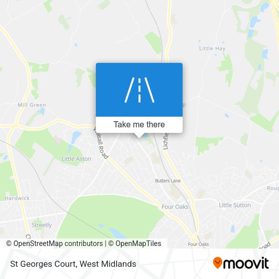 St Georges Court map