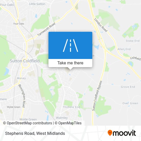 Stephens Road map