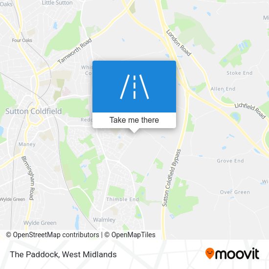 The Paddock map