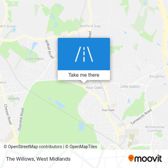 The Willows map