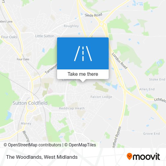 The Woodlands map