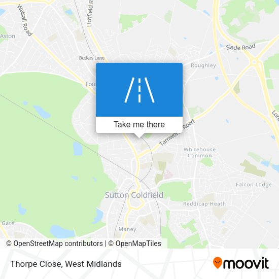 Thorpe Close map