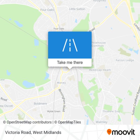 Victoria Road map