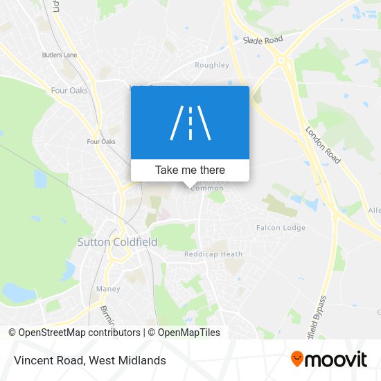 Vincent Road map