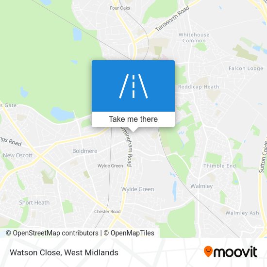 Watson Close map