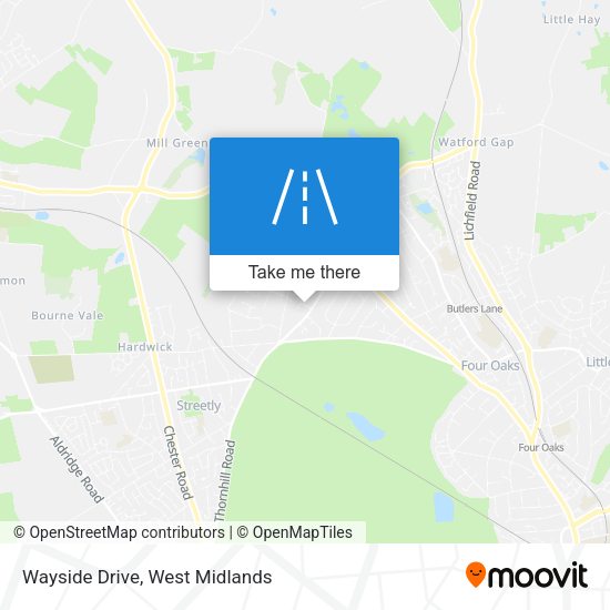 Wayside Drive map