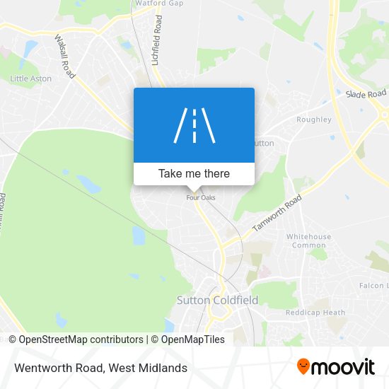 Wentworth Road map