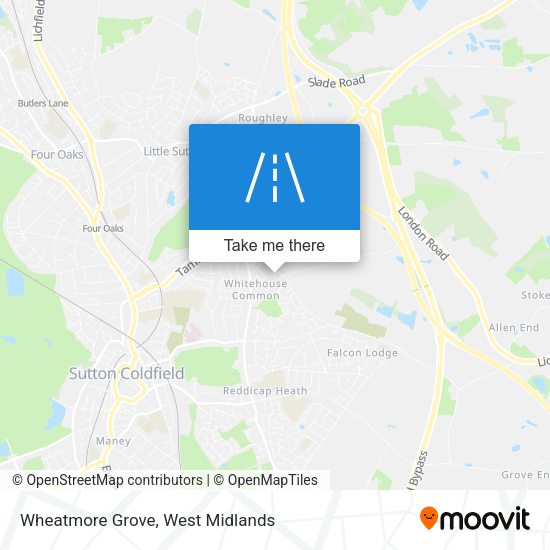 Wheatmore Grove map