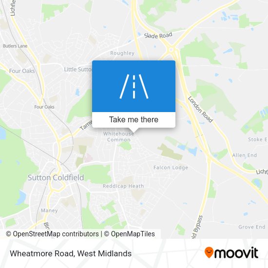Wheatmore Road map