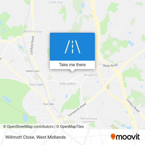 Willmott Close map