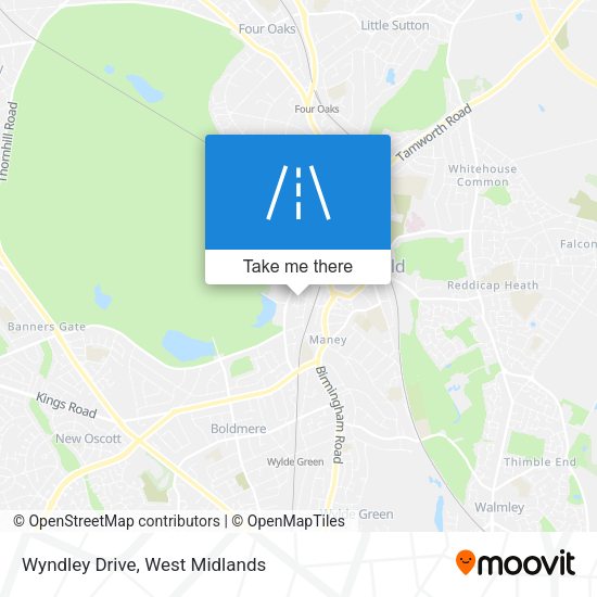 Wyndley Drive map