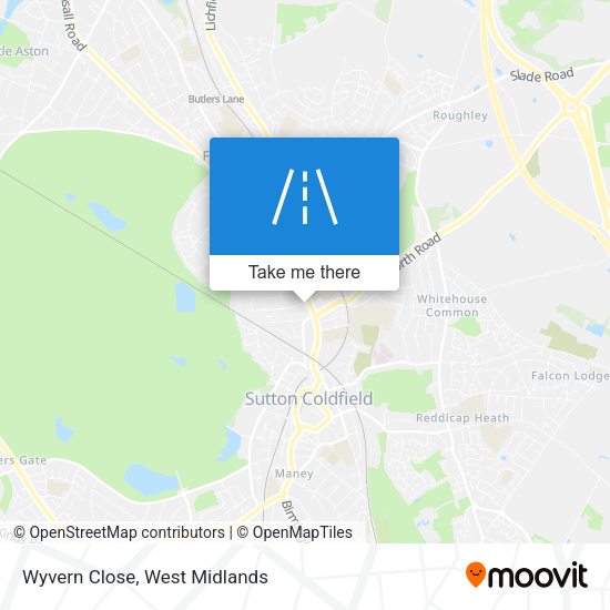 Wyvern Close map