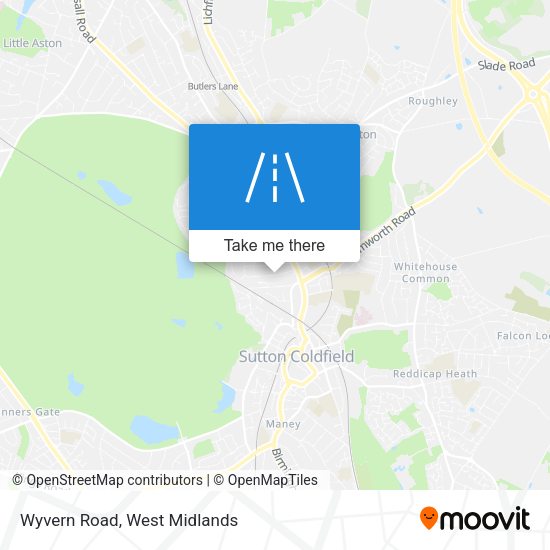 Wyvern Road map