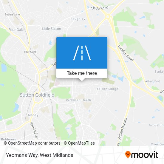 Yeomans Way map
